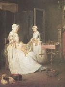 Jean Baptiste Simeon Chardin La Mere Laborieuse (The Diligent Mother) (mk05) oil on canvas